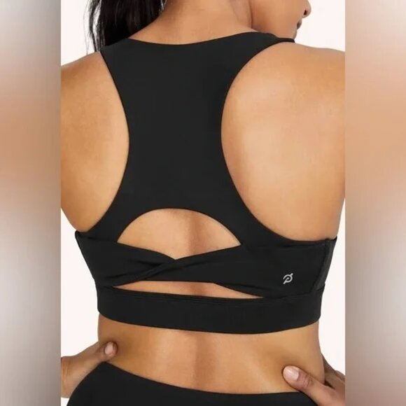 Peloton Here Now High Neck Twist Back Sports Bra Womens Size XS - Picture 2 of 9
